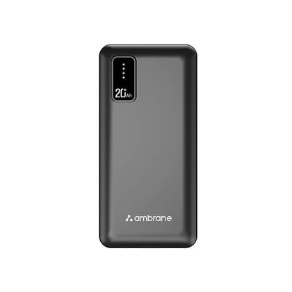 Ambrane Capsule 20 20000mAh Polymer Battery Powerbank-Ambrane Capsule 20 20000mAh Polymer Battery Powerbank