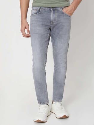 Mufti Grey Skinny Fit Originals Stretch Jeans