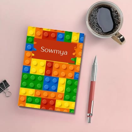 Personalised Notebook - A5 size - Creative Bricks-Soft Cover