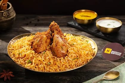 Double Chicken Dum Hyderabadi Biryani