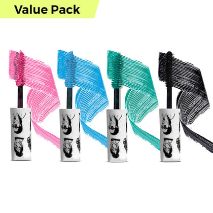 Elitty Fab Four Mascara Combo - 5ml Each-Elitty Fab Four Mascara Combo - 5ml Each