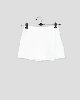 Classic Midi Skirt For Women-1 Year / White