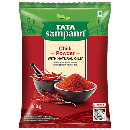 Tata Sampann Chilli Powder/Mirch Powder, 200 g