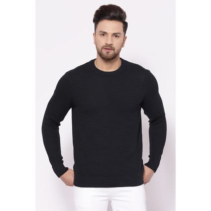 Red Tape Men's Black Sweater