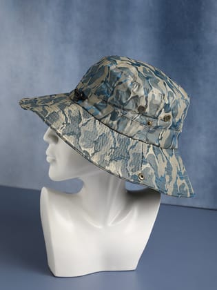 Camouflage Sun Hat - Blue-Hat