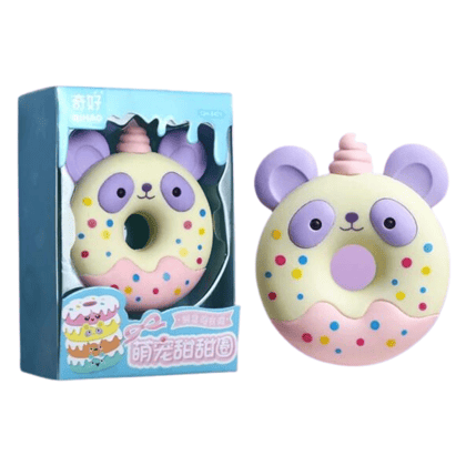 Kawaii Animal Donut Eraser - Single Piece-Panda