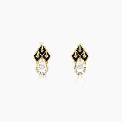 Golden Imperial Dangling Earrings