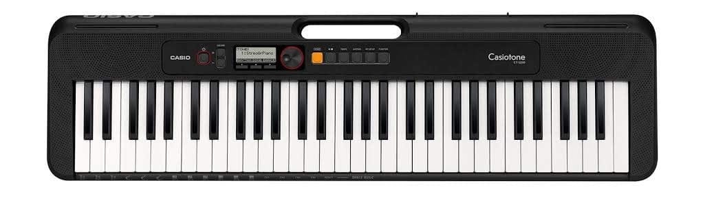 Casio CT-S200 Casiotone 61-Key Portable Keyboard with Piano tones, Red-Keyboard / Red
