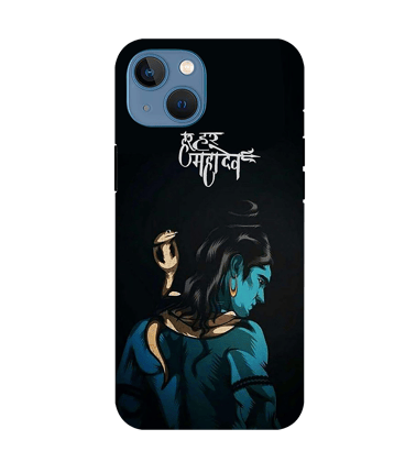 Sensy Gift Har Har Mahadev Printed Iphone 13 Back Cover