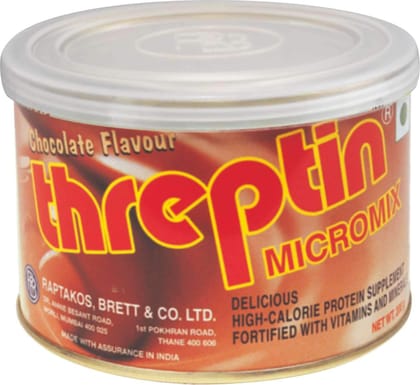 Threptin Micromix High Protein Milk Addon - 200 g (Chocolate)