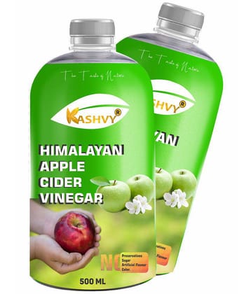 Kashvy Cider Vinegar Himalayan Apple Cider 1000 ml Pack of 2