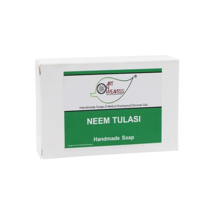 Artnweavess Neem Tulasi Handmade Soap NT, 100 gm - Pack of 2