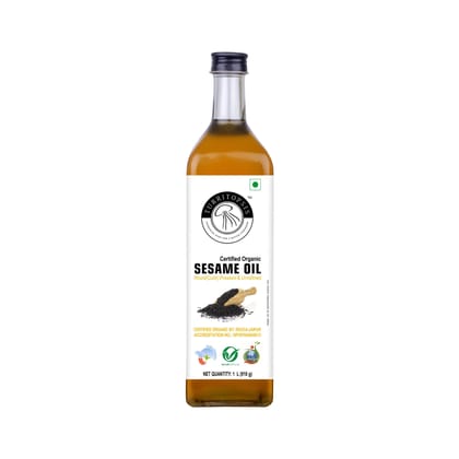 Wood pressed Sesame Gingelly (Til) Oil Certified Organic-1L