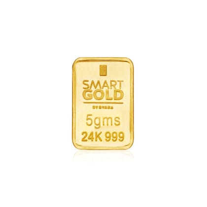 Dvara SmartGold Gold Bar - Rectangle (24K) 5 Gms