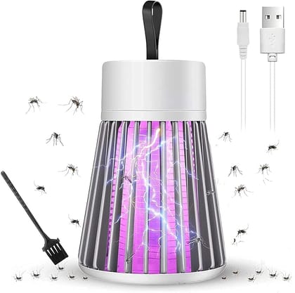 SMARTCAM Electronic LED Mosquito Killer Machine Trap Lamp, Theory Screen Protector Mosquito Killer lamp for House,USB Power Electronic (White)