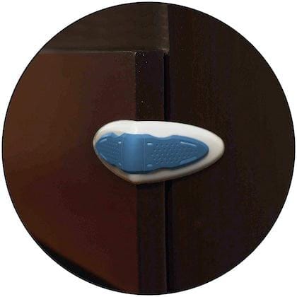 Safe O Kid Durable, Elegant 100% Kid Safe Drawer Lock,Blue, Pack of 12