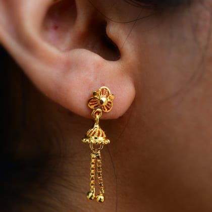 Gold Plated Small Jumka