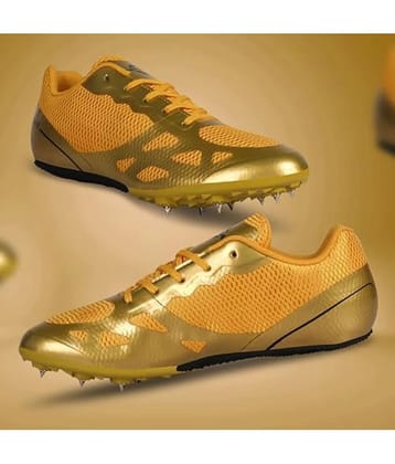 Nivia Spirit Spikes Shoes Gold Hiking Shoes - 5