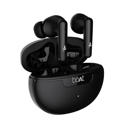 boAt Airdopes 161 ANC | Wireless Earbuds with Active Noise Cancellation up to 32dB, ENx™ Technology, ASAP™ Charge Black