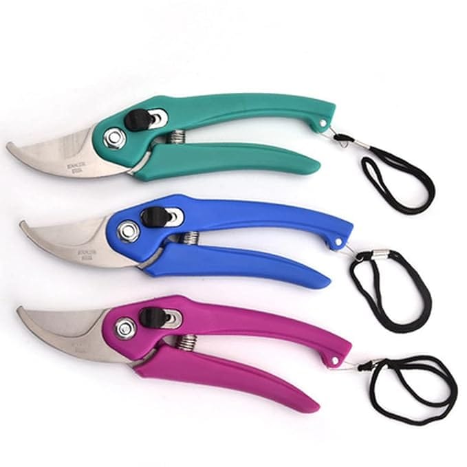 SmartCam Mini Garden Shears Pruner Secateurs Pruning Scissors Flower Sharp Gardening Hand Florist Bonsai Cutters Small Plant Floral Snips | 1pc | Random Color