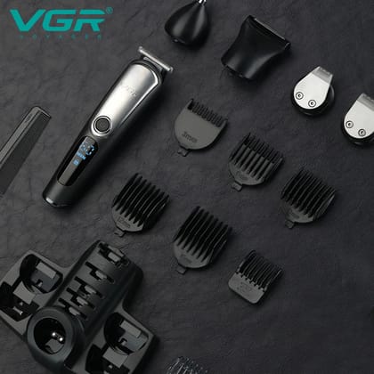 VGR V-105 5 In 1 Grooming Kit For Men Black-VGR V-105 5 In 1 Grooming Kit For Men, Black