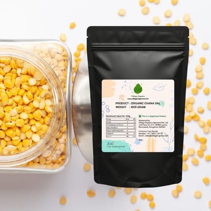 Organic Chana Dal - 1000g (1 Kg)