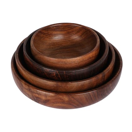 Rose Wood Classic Elegant Bowl Multipurpose For Serving Home  Kitchen Handcrafted