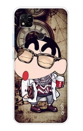 Nerdy Shinchan Soft Cover for Redmi 10A