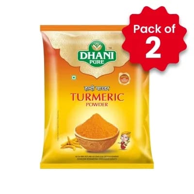 Dhani Pure Turmeric (Haldi) Powder - Premium Quality