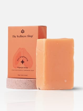 SKIN BRIGHTENING PAPAYA HANDMADE SOAP-Pack of 1