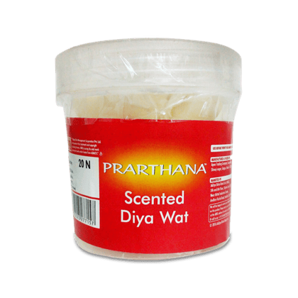 Prarthana Scented Diya Wat, Pack of 20, 20 Units Pack