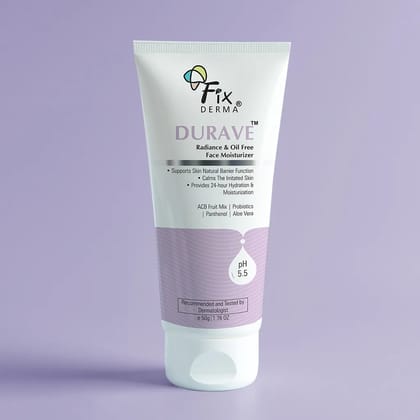 Durave Radiance, Oil Free & Brightening Face Moisturizer 50g-50g