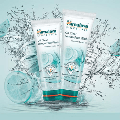 Himalaya Oil Clear Lemon Face Wash, 100 ml Tube