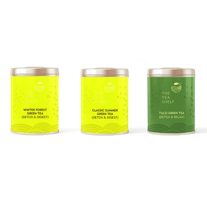 Healthy Green Tea Bundle-50gm Loose Tea X 3 | 75  Servings