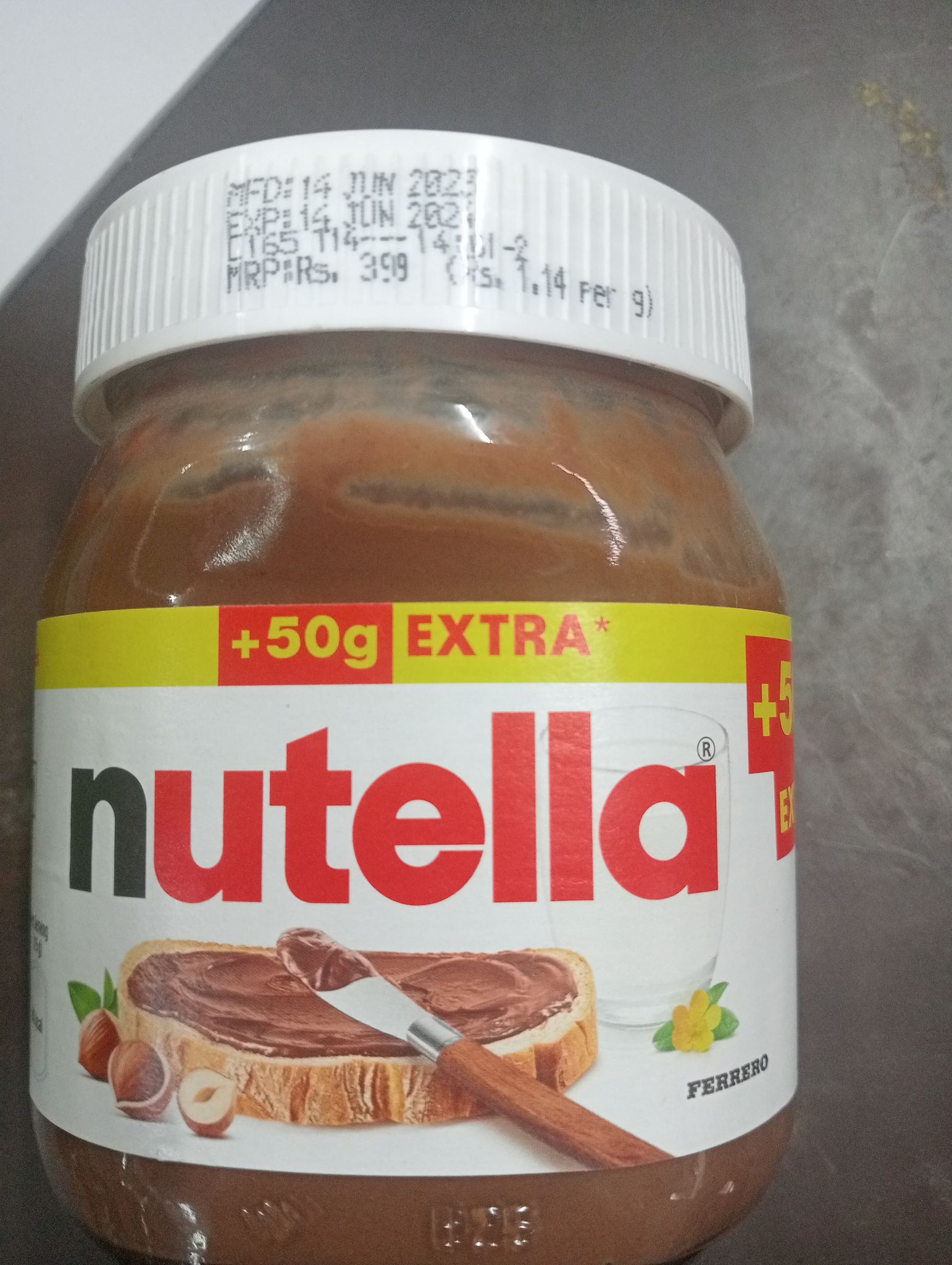 Nutella chocolate 