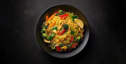Prawns Singapore Rice Noodles