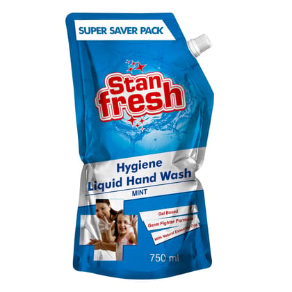 Stanfresh Hygiene Liquid Hand Wash Mint 750ml.