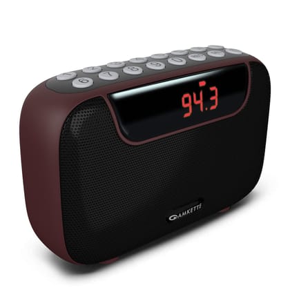 Pocket Blast Bluetooth Speaker with FM-brown-Pocket Blast Bluetooth Speaker with FM-brown