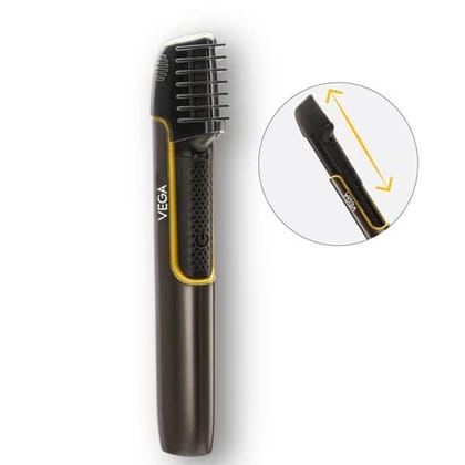 VEGA Long Body Groomer & Trimmer For Men with Extendable Handle & Focus Light, (VHTH-29)