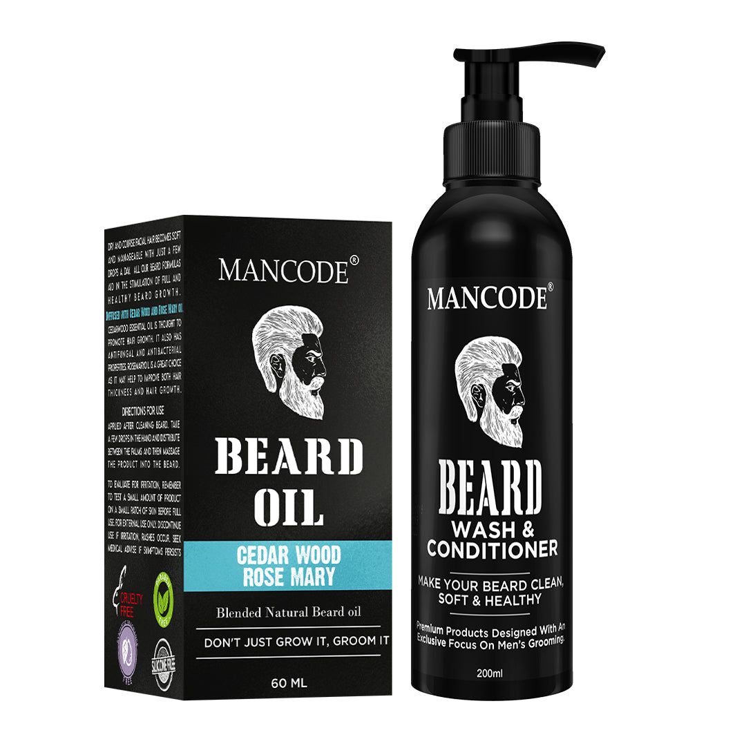 Beard Oil and Beard Wash  Conditioner-Beard Oil and Beard Wash & Conditioner