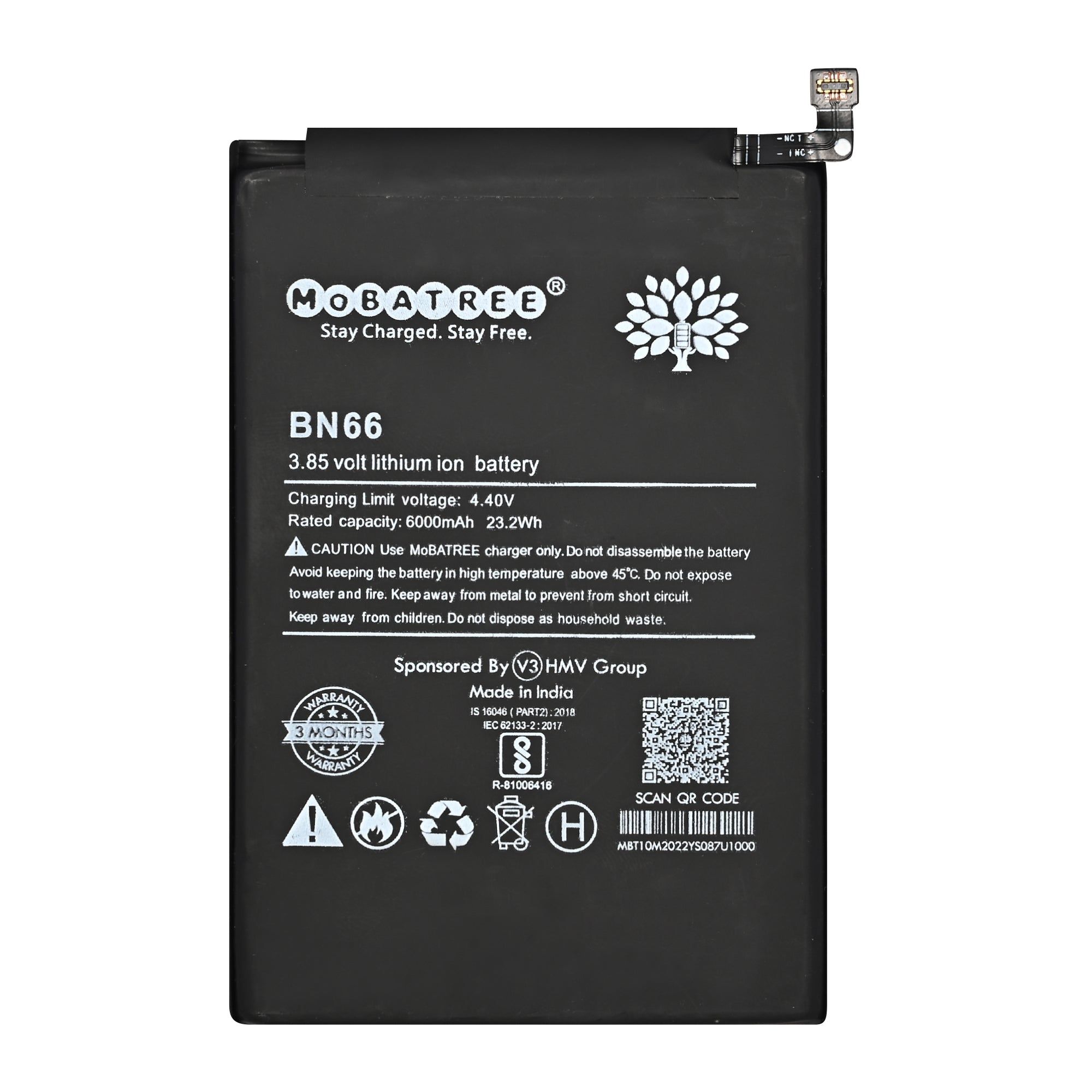 Mobatree Original Mobile battery for Xiaomi Redmi Mi Poco C40 - BN66 (6 months Guarantee)