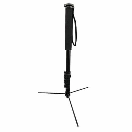 Digitek (DMP 75L) Lightweight Aluminum Telescopic Camera Monopod with Tripod Base for DSLR Video Cameras Maximum Operating Height: 1700MM. Maximum Load Upto: 8 kgs