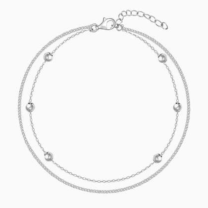 Silver Zircon Your Majesty Bracelet