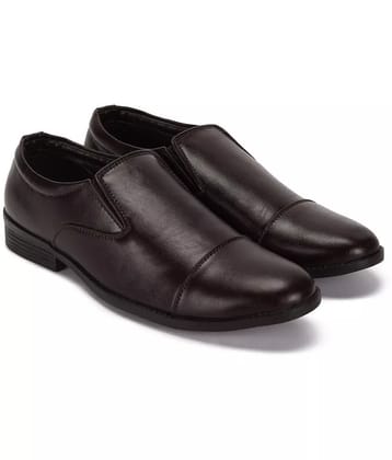 Paragon - Brown Mens Slip On Formal Shoes - None