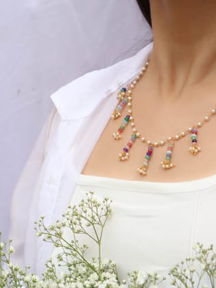 Jogi Multicolored Necklace-Multicolored