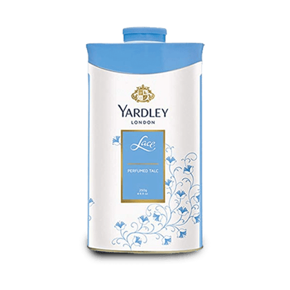 Yardley London Lace Perfumed Talc, 250 gm Bottle