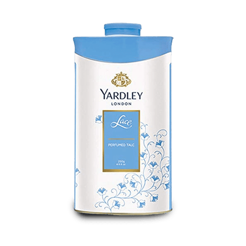 Yardley London Lace Perfumed Talc, 250 gm Bottle