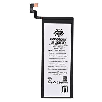 Mobatree EB-BN920ABE Original Mobile Battery for SAMSUNG EB-BN920ABE Galaxy Note 5,  Note5, SM-N9208, N920P, 3000mAh (6 months Guarantee)