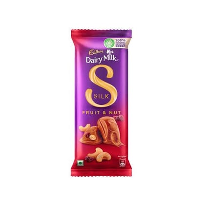 Cadbury Dairy Milk Silk Fruit and Nut Chocolate Bar, 137 gm Bar