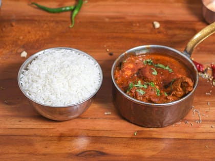 Chicken Pulusu Rice